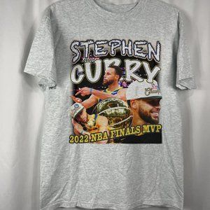 Stephen Curry Golden State Warriors 2022 NBA FINALS MVP Style Rap Tee Shirt